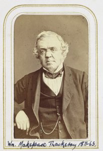 Ritratto di William Makepeace Thackeray (1811-63) da J.C. Watkins